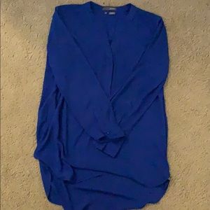 Royal Blue Long Sleeve Blouse